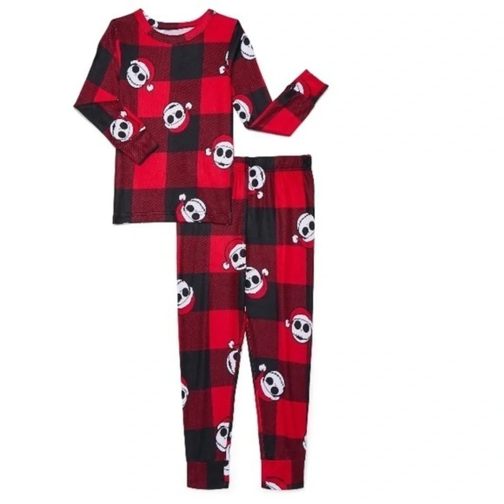 NWT. DISNEY Nightmare Before Christmas Jack Skellington Kids 2pc Pajamas